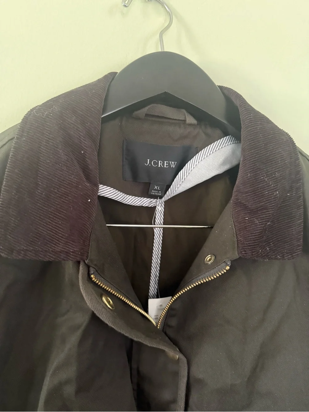 J. Crew Dark Brown Utility Snap-Front Jacket